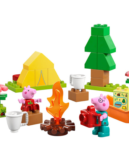 LEGO® DUPLO® Peppa Pig Camping Trip Building Playset with Canoe Toy 10452