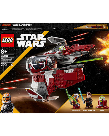 LEGO® Star Wars™ Ahsoka’s Jedi Interceptor™ Starfighter Building Toy 75401