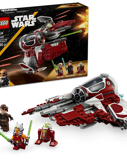 LEGO® Star Wars™ Ahsoka’s Jedi Interceptor™ Starfighter Building Toy 75401