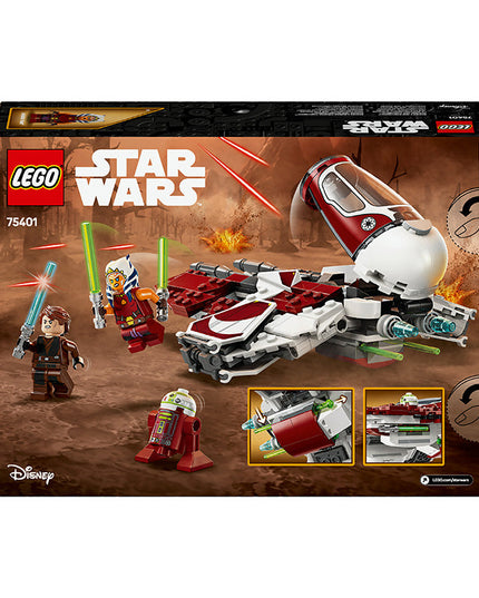 LEGO® Star Wars™ Ahsoka’s Jedi Interceptor™ Starfighter Building Toy 75401
