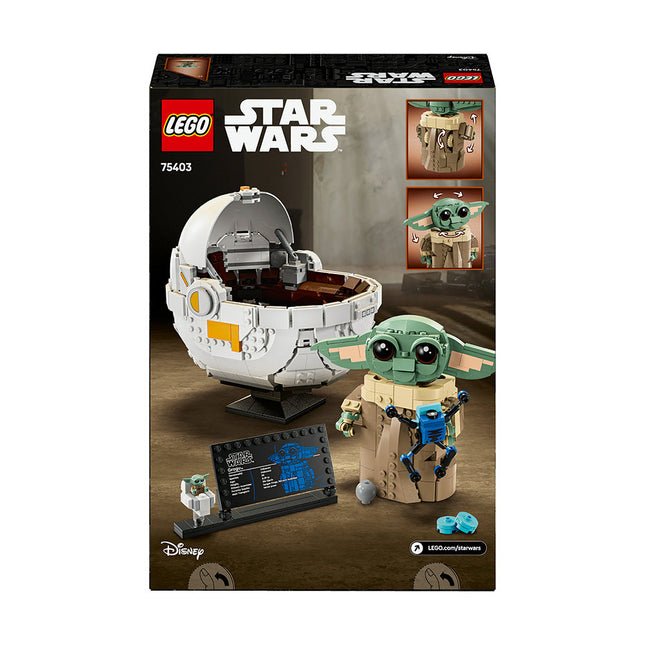 LEGO® Star Wars™ Grogu with Hover Pram Building Toy 75403
