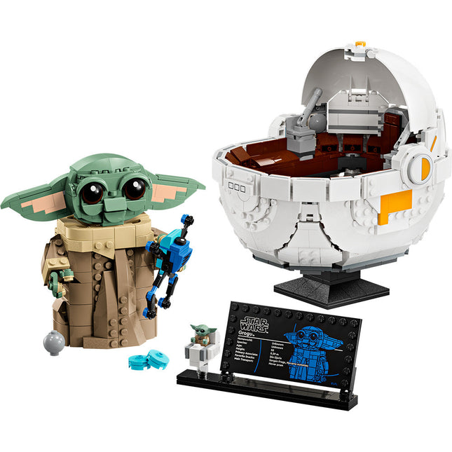 LEGO® Star Wars™ Grogu with Hover Pram Building Toy 75403