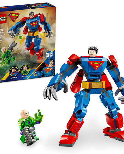 LEGO® DC Superman™ Mech vs. Lex Luthor™ Super Hero™ Toy Figure Playset 76302