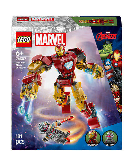 LEGO® Marvel Iron Man Mech vs. Ultron Building Toy Set 76307