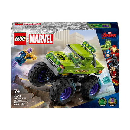 LEGO® ǀ Marvel The Hulk Truck vs. Thanos Super Hero Building Toy Vehicle 76312