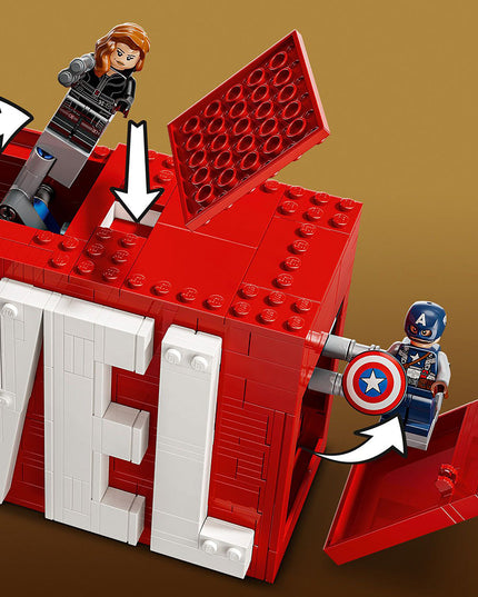 LEGO® Marvel: MARVEL Logo & Minifigures Building Toy 76313
