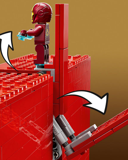 LEGO® Marvel: MARVEL Logo & Minifigures Building Toy 76313