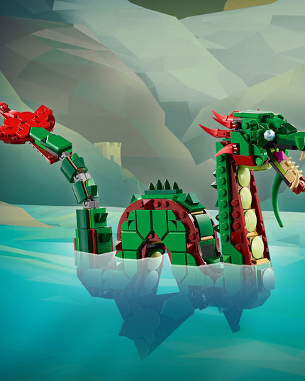 LEGO® Creator 3in1 Medieval Dragon Figure, Creative Toy 31161