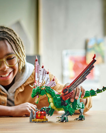 LEGO® Creator 3in1 Medieval Dragon Figure, Creative Toy 31161
