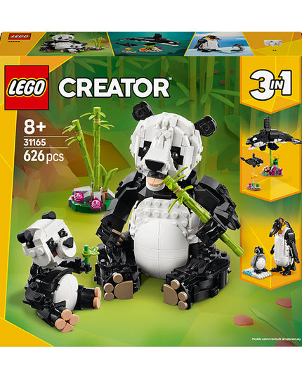 LEGO® Creator 3in1 Wild Animals: Panda Family Toy Set 31165