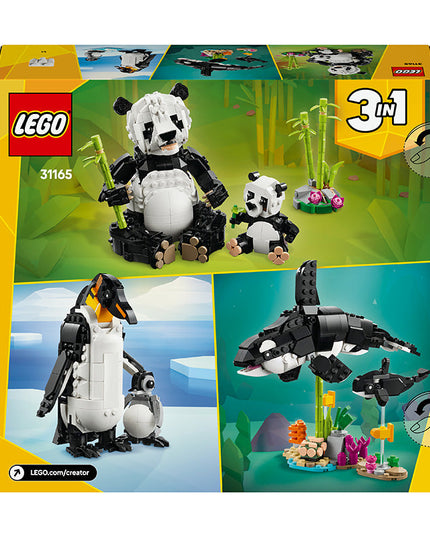 LEGO® Creator 3in1 Wild Animals: Panda Family Toy Set 31165