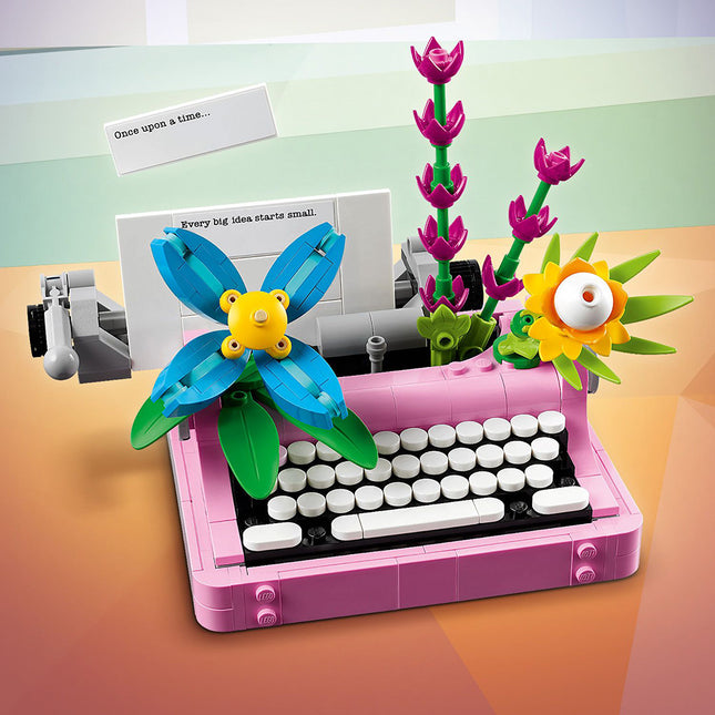 LEGO® Creator 3in1 Typewriter with Flowers Toy for Kids 31169