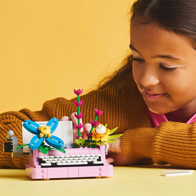 LEGO® Creator 3in1 Typewriter with Flowers Toy for Kids 31169