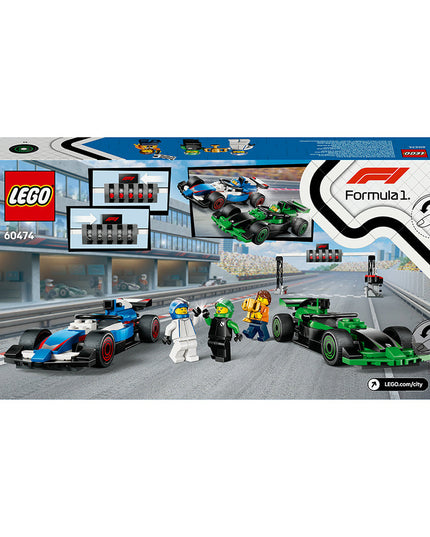 LEGO® City F1® Grid with VCARB & Sauber Race Cars Toy Vehicle Set 60474