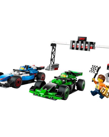 LEGO® City F1® Grid with VCARB & Sauber Race Cars Toy Vehicle Set 60474