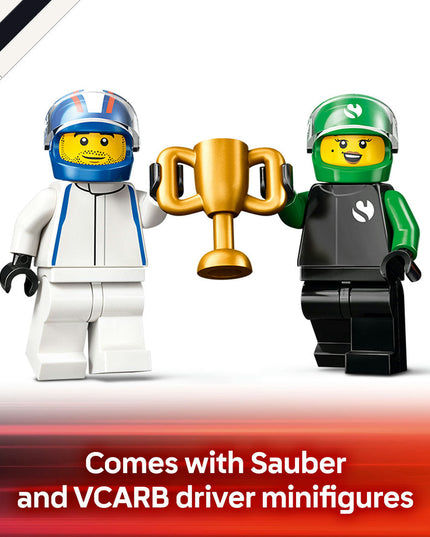 LEGO® City F1® Grid with VCARB & Sauber Race Cars Toy Vehicle Set 60474