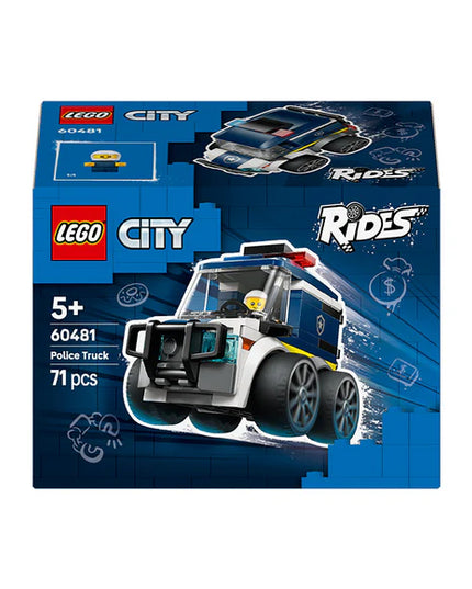 LEGO® City Rides – Police Truck Toy Building Set 60481