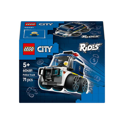 LEGO® City Rides – Police Truck Toy Building Set 60481