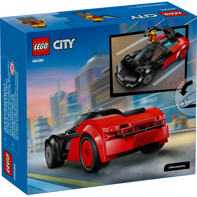 LEGO® City EV Supercar Toy Building Kit and Minifigure 60486