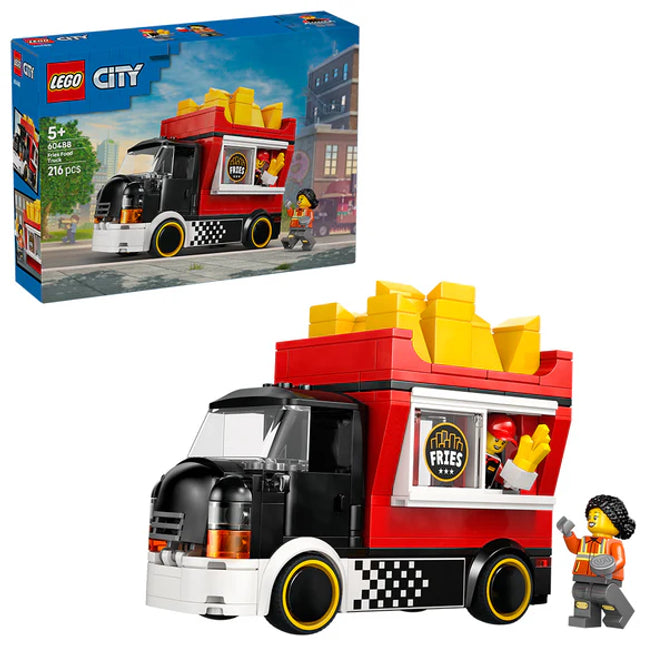 LEGO® City Fries Food Truck - Toy Building Set 60488