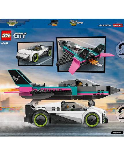LEGO® City Jet vs Car 60489