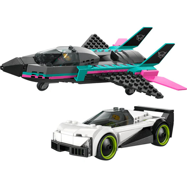 LEGO® City Jet vs. Car – Toy Cars and Jet Toy Playset - 60489