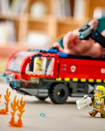 LEGO® City Airport Fire Engine-Toy Truck Building Set 60499