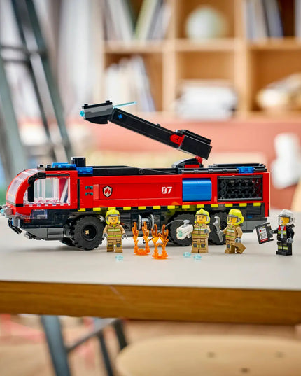 LEGO® City Airport Fire Engine-Toy Truck Building Set 60499