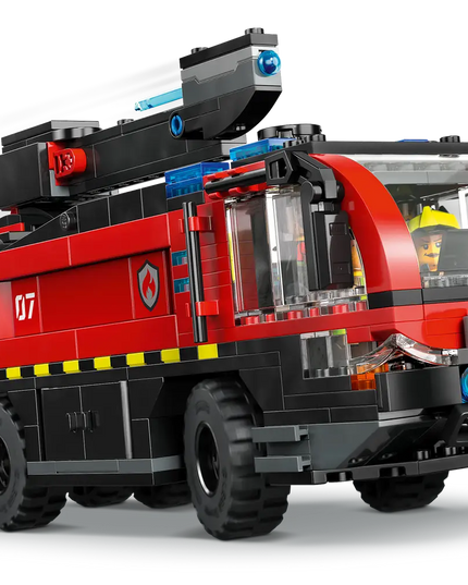 LEGO® City Airport Fire Engine-Toy Truck Building Set 60499