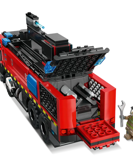LEGO® City Airport Fire Engine-Toy Truck Building Set 60499