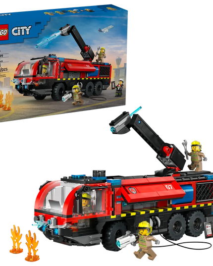 LEGO® City Airport Fire Engine-Toy Truck Building Set 60499