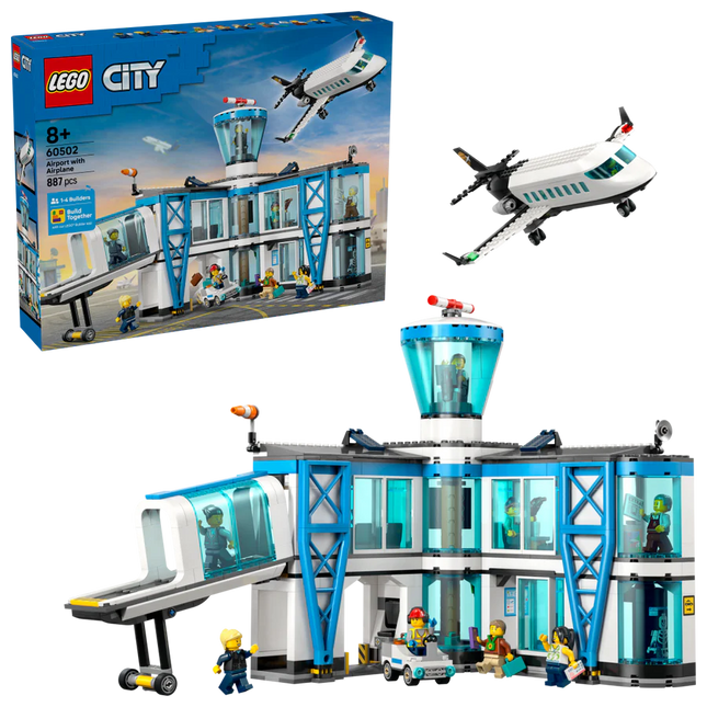 LEGO® City Airport with Airplane 60502
