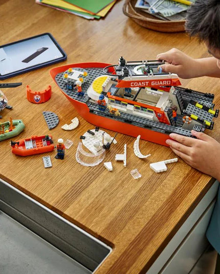 LEGO® City Coast Guard Rescue Boat & Helicopter