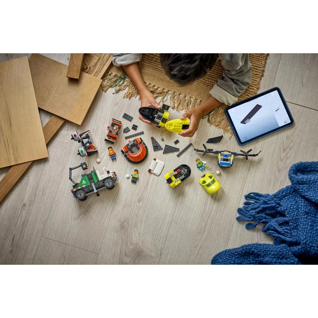 LEGO® City Airplane, Service Truck & Hovercraft Remix 60505