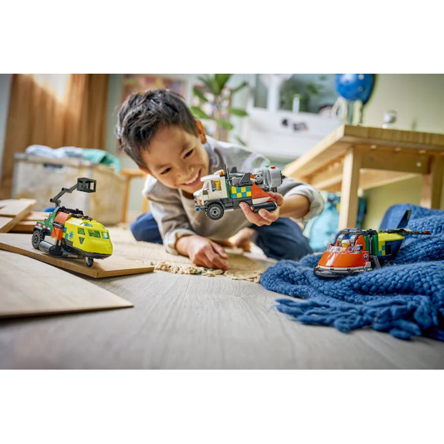 LEGO® City Airplane, Service Truck & Hovercraft Remix 60505