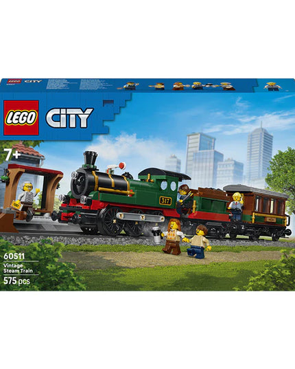 LEGO® City Vintage Steam Train - Toy Building Set 60511