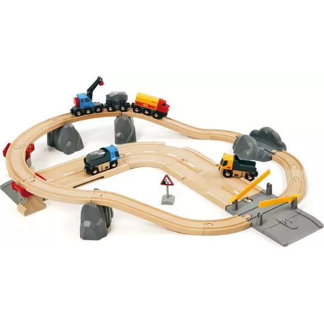 BRIO RAIL & ROAD LOADING SET
