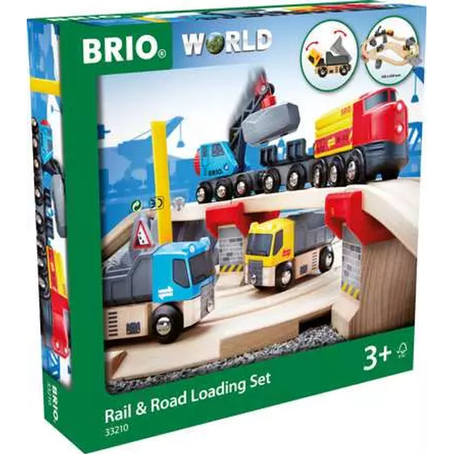 BRIO RAIL & ROAD LOADING SET