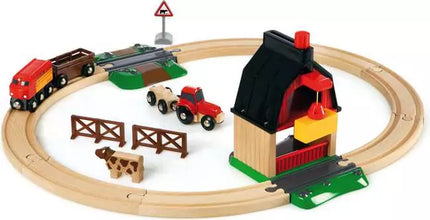 BRIO FARM RAILWAY SET