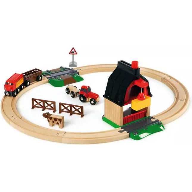 BRIO FARM RAILWAY SET