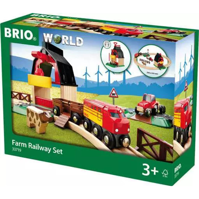 BRIO FARM RAILWAY SET
