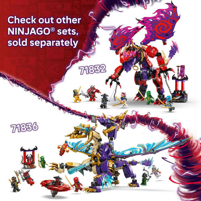 LEGO® NINJAGO® Thunderfang Dragon of Chaos Ninja Toy Set 71832