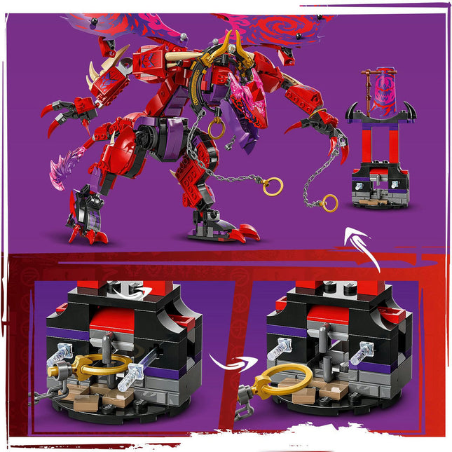 LEGO® NINJAGO® Thunderfang Dragon of Chaos Ninja Toy Set 71832