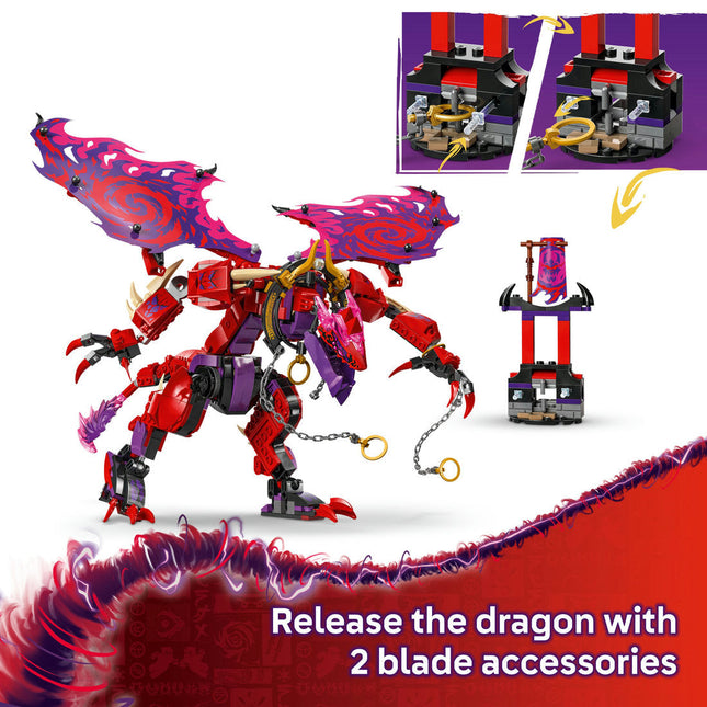 LEGO® NINJAGO® Thunderfang Dragon of Chaos Ninja Toy Set 71832