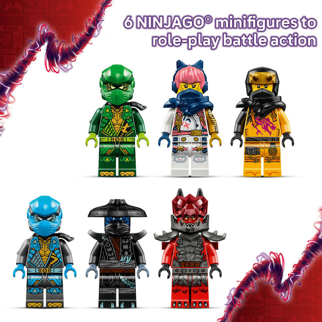 LEGO® NINJAGO® Thunderfang Dragon of Chaos Ninja Toy Set 71832