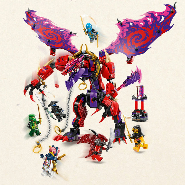LEGO® NINJAGO® Thunderfang Dragon of Chaos Ninja Toy Set 71832