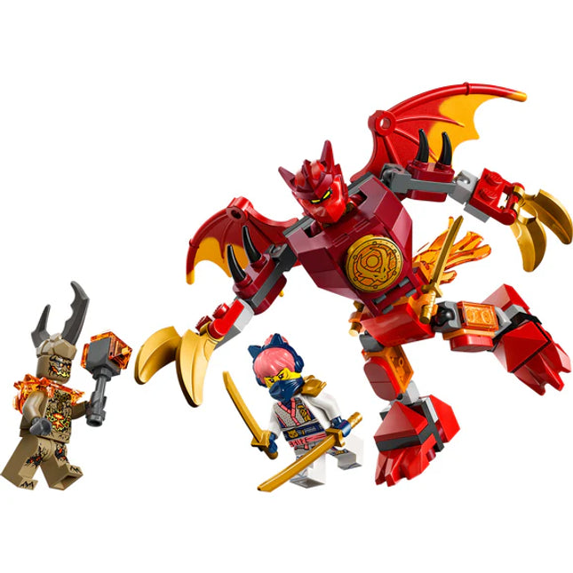 LEGO® NINJAGO® Kai’s Dragon Mech Battle Pack, Mech Toy 71851
