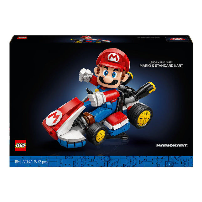 LEGO® Super Mario™: Mario Kart™ – Mario & Standard Kart, Collectible Model 72037