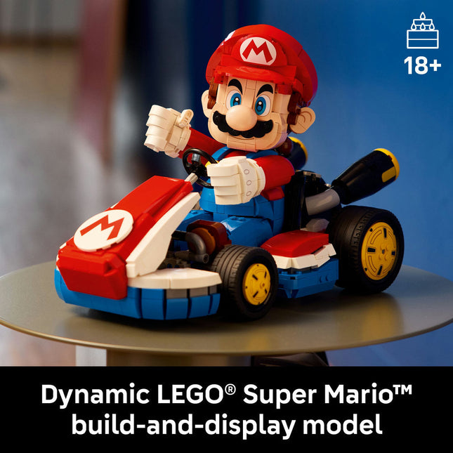 LEGO® Super Mario™: Mario Kart™ – Mario & Standard Kart, Collectible Model 72037