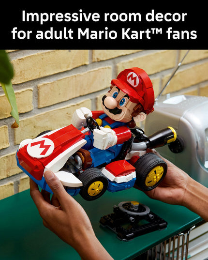 LEGO® Super Mario™: Mario Kart™ – Mario & Standard Kart, Collectible Model 72037
